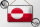 Blechschild Flagge Grönlands 18x12cm Retro Flag Greenland Dekoration