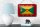 Blechschild Flagge Grenadas 18x12cm Retro Flag of Grenada Dekoration