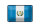 Blechschild Flagge Guatemalas 18x12cm Retro Flag Guatemala Dekoration