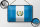 Blechschild Flagge Guatemalas 18x12cm Retro Flag Guatemala Dekoration