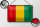 Blechschild Flagge Guineas 18x12cm Retro Flag of Guinea Dekoration