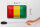 Blechschild Flagge Guineas 18x12cm Retro Flag of Guinea Dekoration