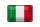Blechschild Flagge Italiens 18x12cm Retro Flag of Italy Dekoration
