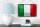 Blechschild Flagge Italiens 18x12cm Retro Flag of Italy Dekoration