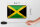 Blechschild Flagge Jamaikas 18x12cm Retro Flag of Jamaica Dekoration