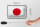 Blechschild Flagge Japans 18x12cm Retro Flag of Japan Dekoration