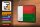 Blechschild Flagge Madagaskars 18x12cm Retro Madagascar Dekoration