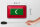 Blechschild Flagge Malediven 18x12cm Retro Flag Maldives Dekoration