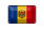 Blechschild Flagge Moldau 18x12cm Retro Flag of Moldova Dekoration