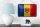 Blechschild Flagge Moldau 18x12cm Retro Flag of Moldova Dekoration