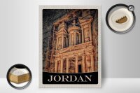 Holzschild Reise 30x40cm Jordan Petra Architektur