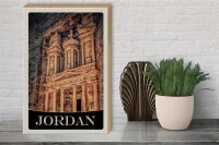Holzschild Reise 30x40cm Jordan Petra Architektur