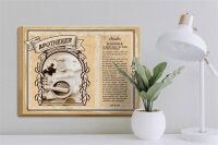 Holzschild Berufe 40x30cm Apotheker Risiken Nebenwirkungen