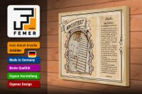 Holzschild Berufe 40x30cm Architekt Perfektionist Stylist