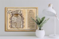 Holzschild Berufe 40x30cm Architekt Perfektionist Stylist