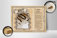 Holzschild Berufe 40x30cm Arzt Optimist Mut Zuversicht Wunde