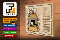 Holzschild Berufe 40x30cm Makler Experte für Immobilie
