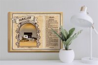 Holzschild Berufe 40x30cm Makler Experte für Immobilie