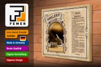 Holzschild Berufe 40x30cm Maklerin Expertin Immobilien