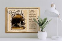 Holzschild Berufe 40x30cm Polizistin Staatsdienerin Ordnung