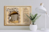 Holzschild Berufe 40x30cm Postbotin Orientierungssinn Gebiet