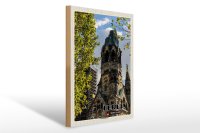 Holzschild Städte Berlin Gedächtniskirche...