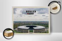 Holzschild Städte Berlin Olympiastadion Deutschland 40x30cm