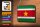 Blechschild Flagge Surinames 18x12cm Retro Flag of Suriname Dekoration