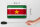 Blechschild Flagge Surinames 18x12cm Retro Flag of Suriname Dekoration