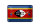 Blechschild Flagge Swasilands 18x12cm Retro Flag Eswatini Dekoration