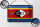 Blechschild Flagge Swasilands 18x12cm Retro Flag Eswatini Dekoration