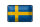 Blechschild Flagge Schwedens 18x12cm Retro Flag of Sweden Dekoration