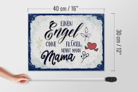 Holzschild Spruch 30x40cm Ein Engel ohne Flügel nennt man