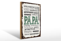 Holzschild Spruch 30x40cm Spielkamerad Beschützer Freund