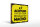 Holzschild Hund Achtung vor stark behaarten MACHO 40x30cm