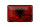 Blechschild Flagge Albanien 18x12cm Flag Albania Rost