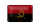 Blechschild Flagge Angolas 18x12cm Flag of Angola Rost
