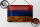 Blechschild Flagge Armenien 18x12cm Flag of Armenia Rost