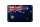 Blechschild Flagge Australien 18x12cm Flag Australia Rost