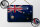 Blechschild Flagge Australien 18x12cm Flag Australia Rost