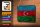 Blechschild Flagge Aserbaidschan 18x12cm Azerbaijan Rost