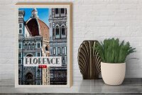 Holzschild Reise 30x40cm Florence Italy Urlaub Altstadt