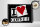Holzschild Kaffee 40x30cm I love Coffee (Herz)