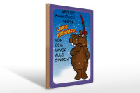 Holzschild Spruch 30x40cm wer ist dieser Lars Krismes