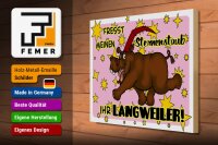 Holzschild Spruch 40x30cm Fresst meinen Sternenstaub