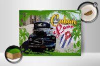 Holzschild Cuban 40x30cm Love Auto Fingerabdruck