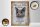 Holzschild Spruch 30x40cm russisch blau Katze Schild