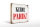 Holzschild Spruch 40x30cm keine Panik Retro Schild