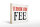 Holzschild Spruch 40x30cm Terminator Fee Retro