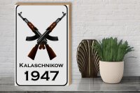 Holzschild Gewehr 30x40cm Kalaschnikow 1947